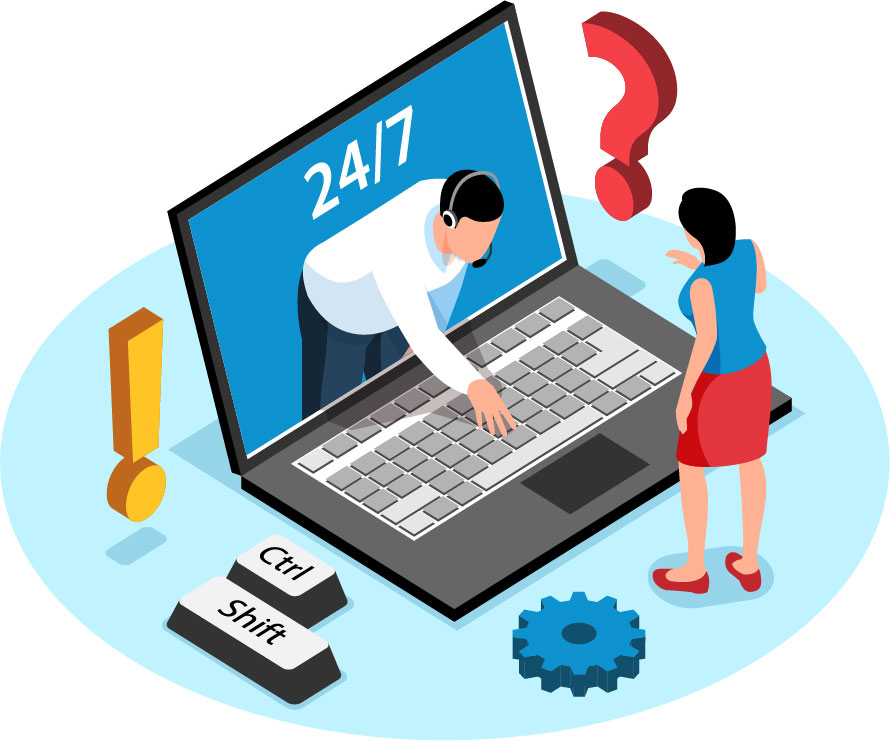 Remote onsite support that keeps work moving​
