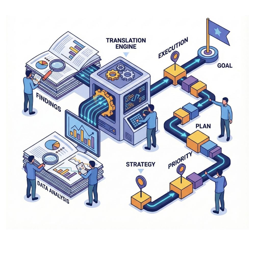 Translating findings into a roadmap