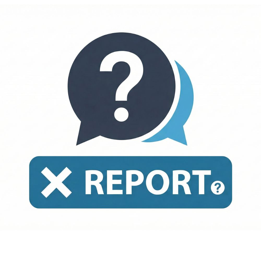 Uncertainty about what to report